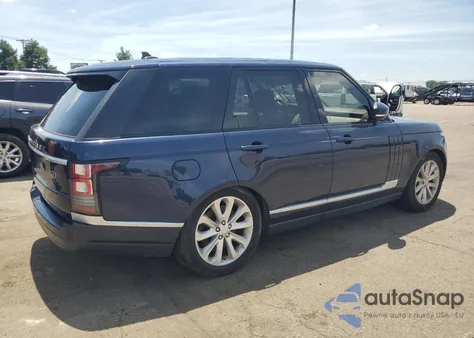 2016 Land Rover Range Rover Hse from USA, damaged, VIN SALGS2VF2GA277571